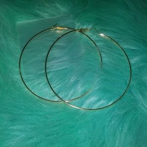 Gold Hoops Earrings